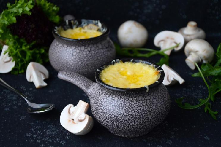 Oven Baked Mushroom Julienne