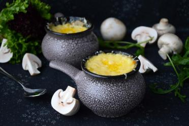 Oven Baked Mushroom Julienne