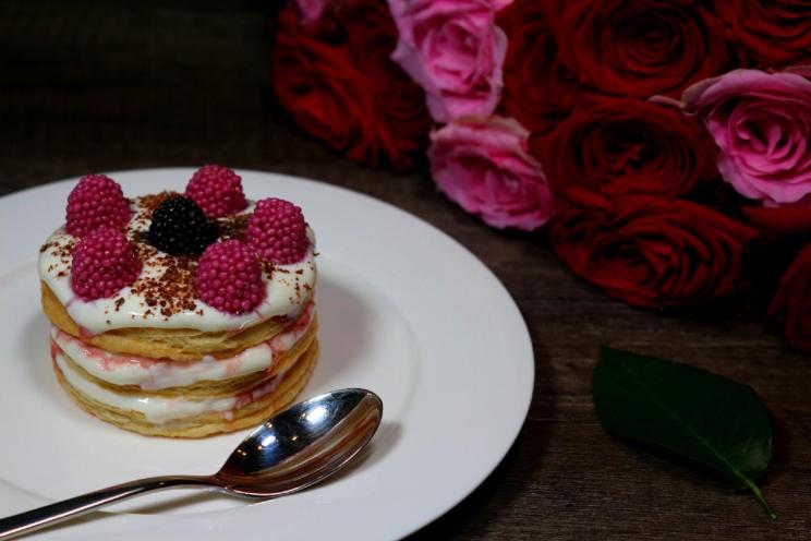 Berry-Infused Buttercream Cake