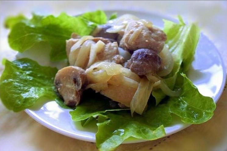 Creamy Mushroom Turkey Delight