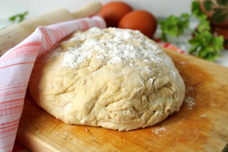 Easy Chicken Pie Dough with Margarine and Kefir