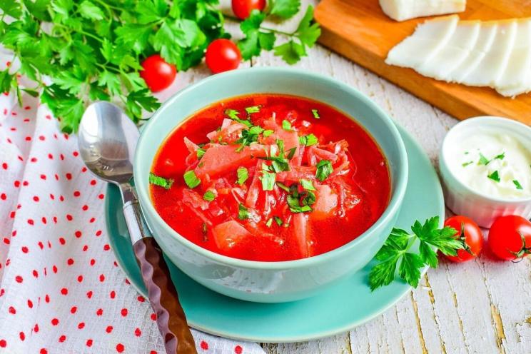 Chinese Cabbage Borscht