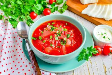 Chinese Cabbage Borscht