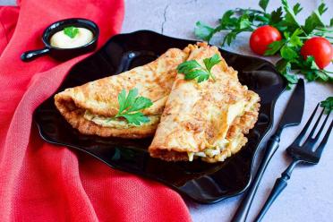 Quick & Tasty Chicken Brizol Omelette