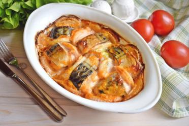 Oven-Baked Mackerel Pieces