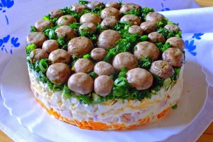 Festive Mushroom Glade Salad