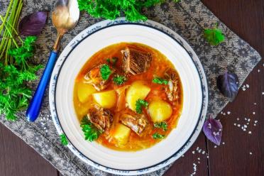 Hearty Cabbage Soup with Sauerkraut