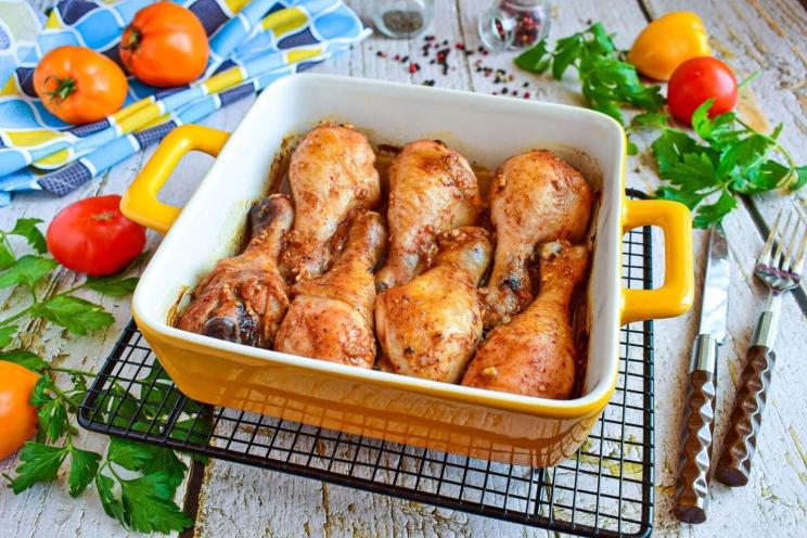 Soy-Garlic Honey Mustard Chicken Legs Soy-Garlic Honey Mustard Chicken Legs