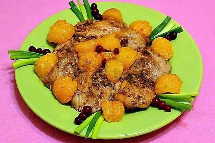 Tangerine Roasted Chicken