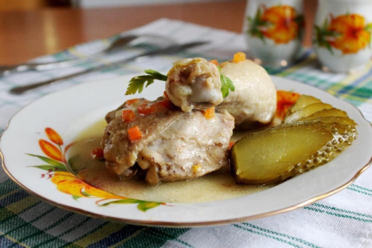 Creamy Pan-Fried Chicken Legs