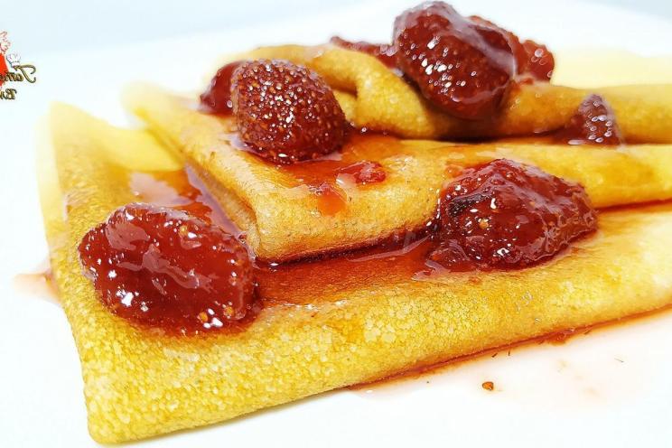 Kefir Water & Soda Thin Pancakes