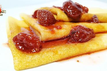 Kefir Water & Soda Thin Pancakes
