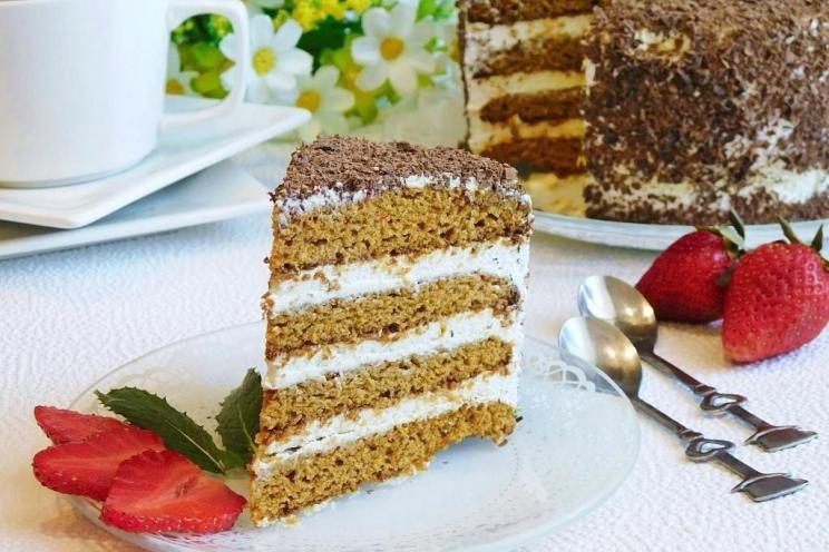 Water Bath Honey Cake