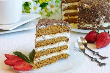 Water Bath Honey Cake