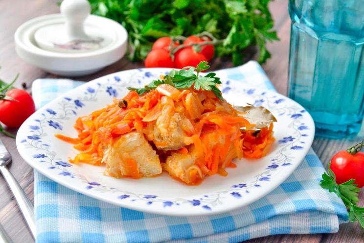 Marinated Cod with Carrots and Onions Marinated Cod with Carrots and Onions
