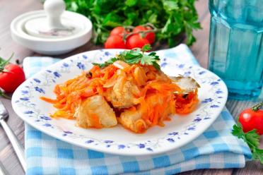 Marinated Cod with Carrots and Onions