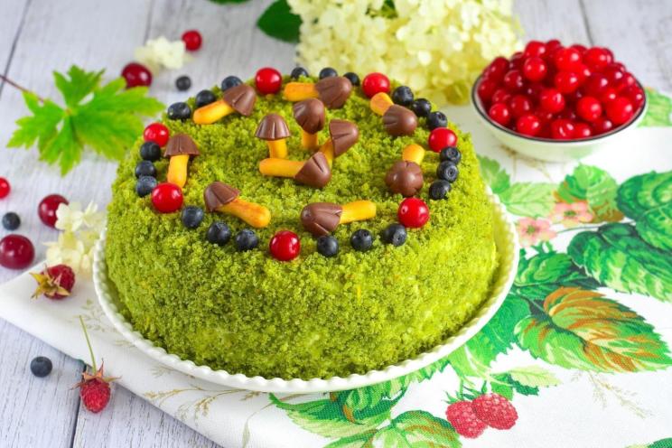 Spinach Delight Cake