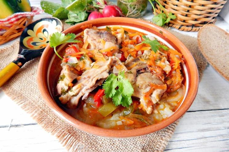 Slow Cooker Georgian Chicken Stew (Chakhokhbili)
