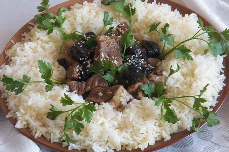 Spicy Sweet and Sour Lamb with Prunes