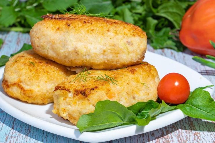 Crispy Semolina Fish Cutlets
