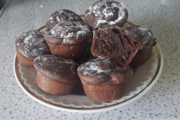 Chocolate Raisin Muffins