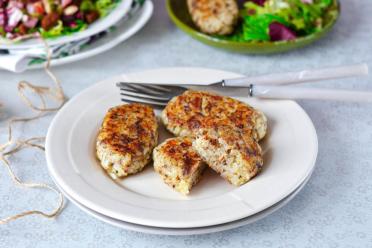Easy Canned Fish and Rice Cutlets
