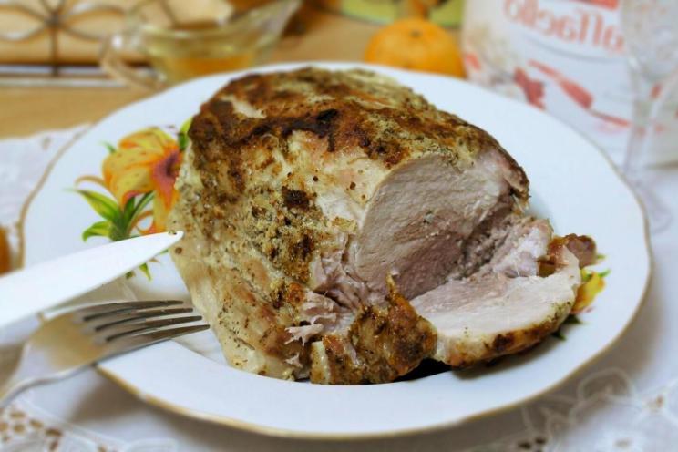Oven-Baked Mustard Pork in Foil