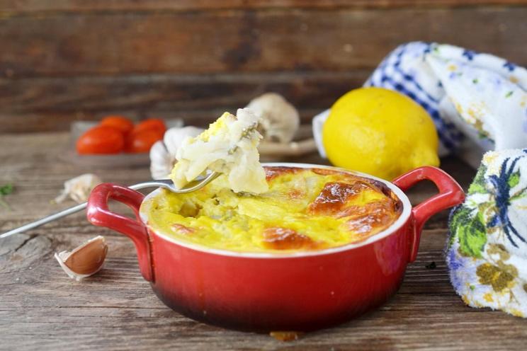 Oven-Baked Pike Perch with Egg and Sour Cream Oven-Baked Pike Perch with Egg and Sour Cream