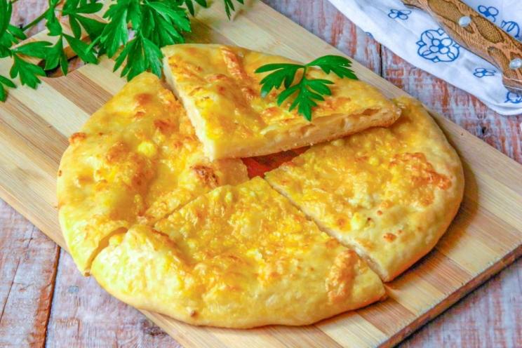 Easy Oven-Baked Cheese Khachapuri on Kefir