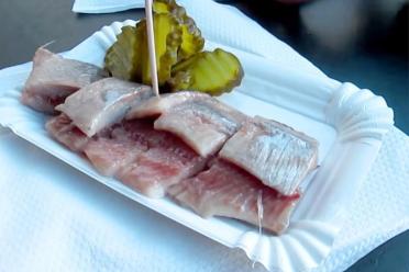 Homemade Dutch-Style Pickled Herring with Potatoes