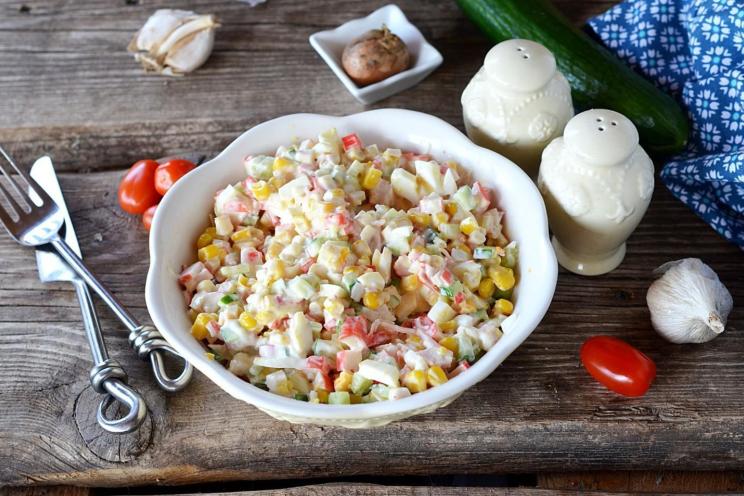 Easy Crab & Corn Salad Recipe