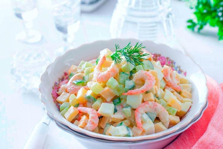 Shrimp Cucumber Egg Salad: Quick, Easy, and Festive