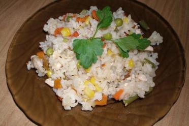 Quick Chicken and Veggie Risotto