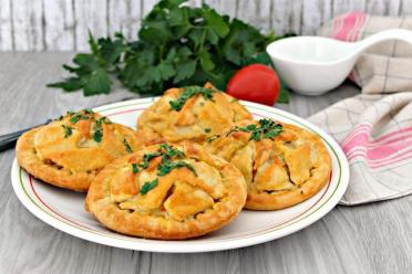 Oven-Baked Chicken and Potato Pies