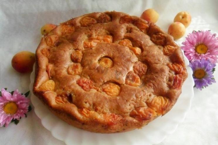 Easy Kefir Pie with Apricot Jam Easy Kefir Pie with Apricot Jam