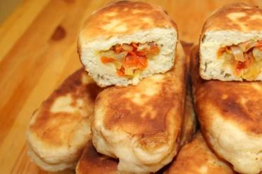 Quick and Fluffy Cabbage and Carrot Fried Pies