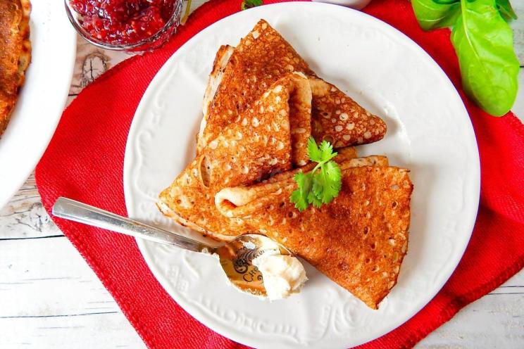 Healthy Flaxseed Flour Pancakes for Breakfast