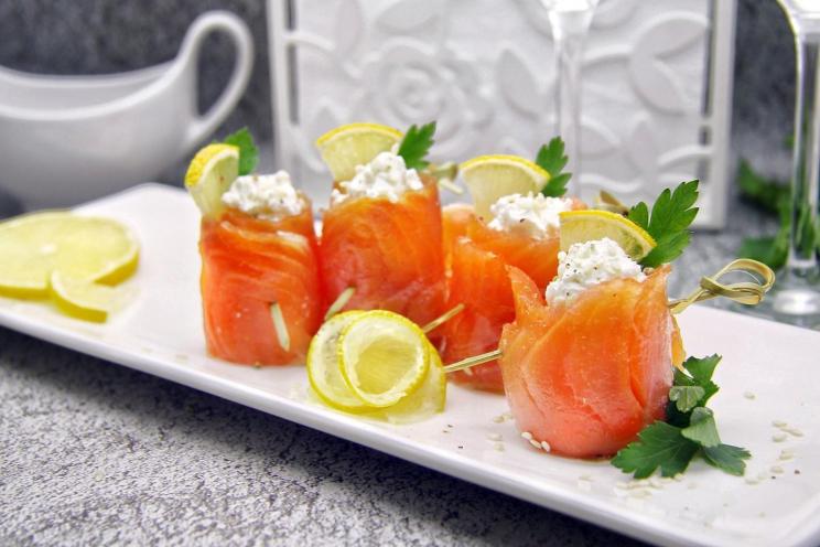 Cream Cheese Salmon Rolls Cream Cheese Salmon Rolls