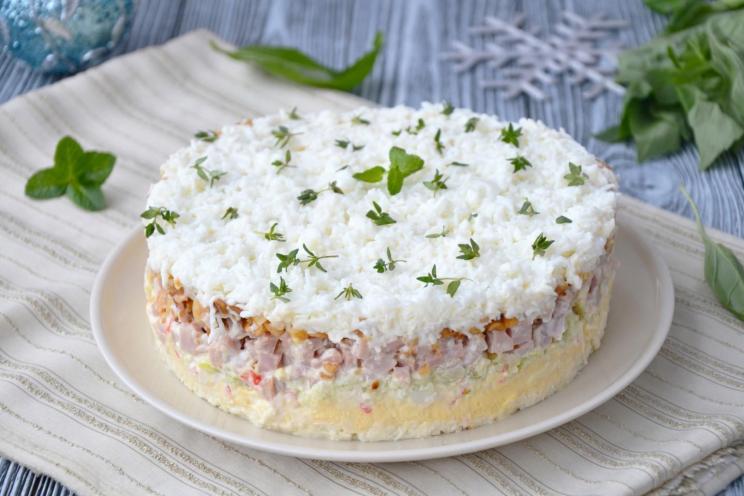 Snow Queen Crab Stick Salad