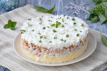 Snow Queen Crab Stick Salad