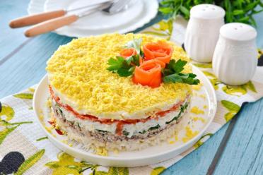 Rice and Cheese Mimosa Salad