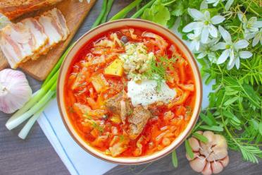 Rich and Fragrant Classic Beet Borscht