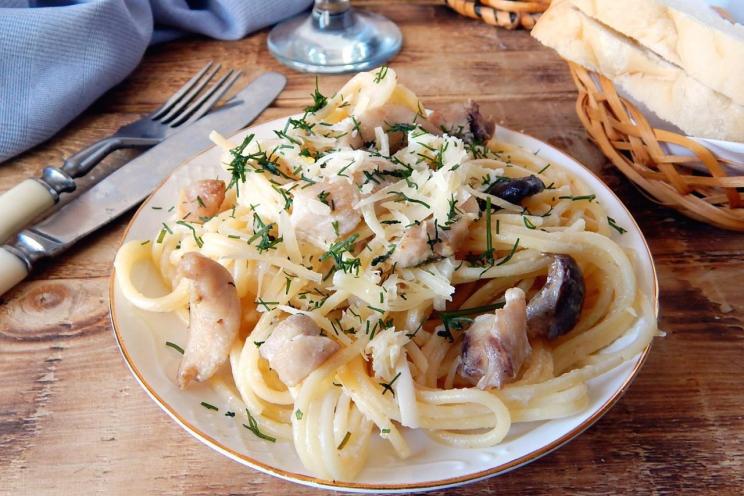 Creamy Chicken and Mushroom Fricassee