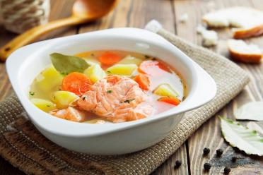Healthy Pink Salmon Soup