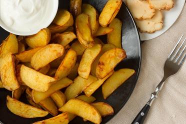 Oven-Baked Potato Wedges