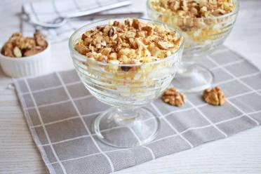 Chicken & Cheese Salad Bowls with Eggs & Nuts