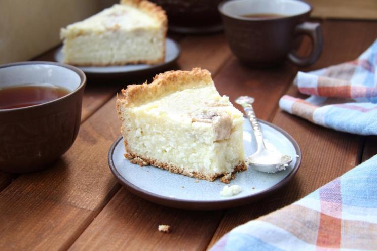 Banana and Curd Shortbread Pie Banana and Curd Shortbread Pie