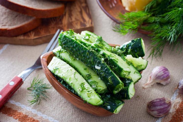Dill-Infused Lightly Salted Cucumbers
