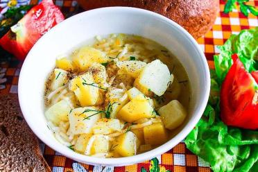 Hearty Turkey Noodle & Potato Soup
