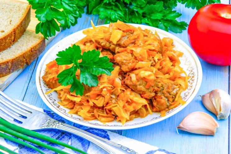 Savory Cabbage and Pork Skillet Hodgepodge